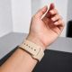 6. Tech-Protect Silikonarmband für Apple Watch 44 / 45 / 46 / 49 mm – Beige