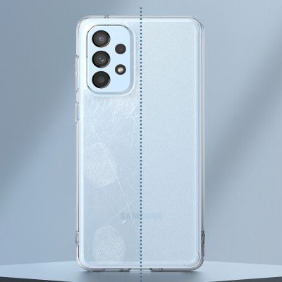 3. Ringke Fusion Matte TPU-Hülle mit Rahmen für Samsung Galaxy A73 durchscheinend