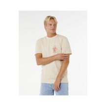 RIP CURL Suchsymbol T-Shirt Beige