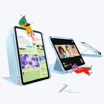 2. ESR Flip Hybrid Case für iPad 10,9" 2020-2022 (4./5. Gen.) / 11" 2024-2025 (6./7. Gen.) - Blau