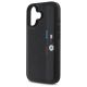 6. BMW M Perforiertes Tricolor Detail Line iPhone 16 Hülle - Schwarz