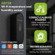 GREENBLUE WLAN-Temperatur- und Feuchtigkeitssensor für den Außenbereich, Android/iOS, 3,0 V DC, LR03X2, IP65 GB741