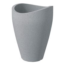 Blumentopf aus Kunststoff 254/54 Steingrau D54
