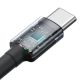 6. Baseus Cafule USB-C / USB-C-Kabel 100W 1 m - rot-schwarz und schwarz-grau (2 Stk.)