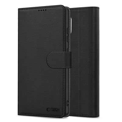 2. Tech-Protect Brieftaschenhülle für Motorola Moto G57 Power / G67 Power – Schwarz
