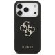 3. Guess Grained Big 4G & Classic Logo Hülle für iPhone 17 Pro - Schwarz
