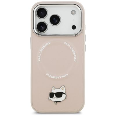 3. Karl Lagerfeld Choupette Pin MagSafe Case für iPhone 17 Pro - Pink