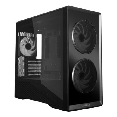 2. Lian Li Vector V150 INF mATX Gehäuse, gehärtetes Glas – schwarz
