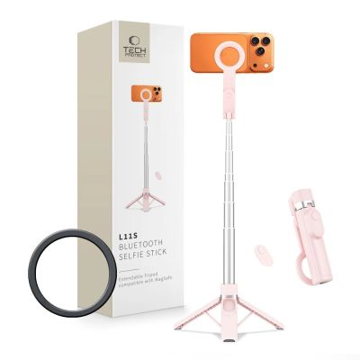 Tech-Protect L11S MagSafe Bluetooth-Selfie-Stick – Pink