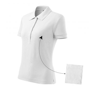 Malfini Cotton W MLI-21300 weißes Poloshirt