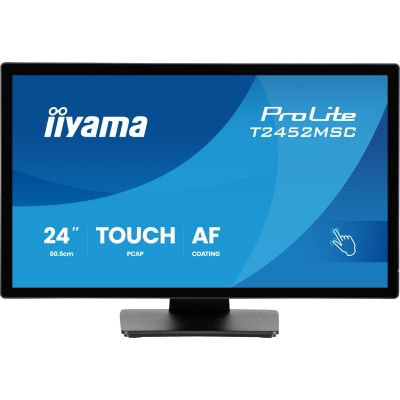 9. iiyama ProLite T2452MSC-B2 Computermonitor 61 cm (24") 1920 x 1080 px Full HD Touchscreen Schwarz