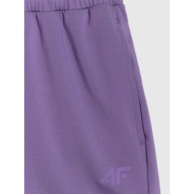 7. Schnelltrocknende Trainingsshorts für Damen 4F 4FWAW25TFSHF1038-53S