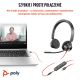 37. HP Poly Blackwire 3325 USB-C Stereo-Headset, Microsoft Teams-zertifiziert + 3,5-mm-Klinkenstecker + USB-C/A-Adapter