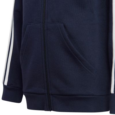13. adidas Essentials 3-Streifen Fleece-Hoodie mit durchgehendem Reißverschluss Jr IC0600
