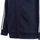 13. adidas Essentials 3-Streifen Fleece-Hoodie mit durchgehendem Reißverschluss Jr IC0600