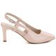 8. Sergio Leone SK157 Slingback-Pumps aus rosa Lackleder