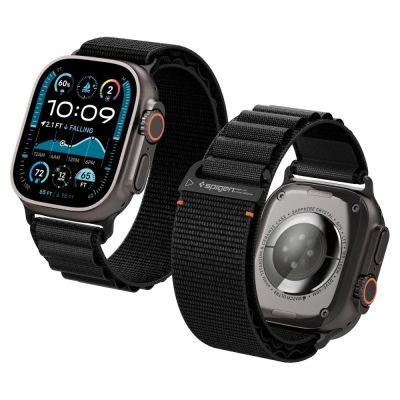 Armband Spigen WBF1 Armband für Apple Watch 44 / 45 / 46 / 49 mm - Schwarz