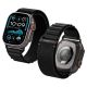 Armband Spigen WBF1 Armband für Apple Watch 44 / 45 / 46 / 49 mm - Schwarz