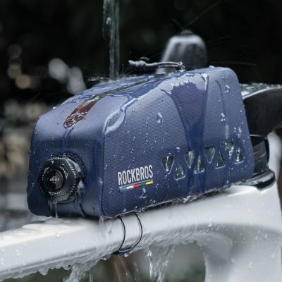 2. Rockbros ROAD TO SKY AS-142 Wasserdichte Rahmentasche 1L - Blau