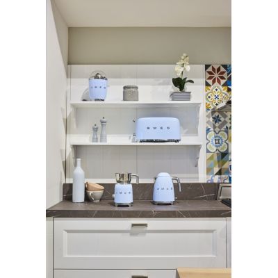 13. Smeg TSF02PBEU Toaster 4 Scheiben 1500W Blau