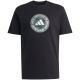 2. adidas Herren-T-Shirt mit Camo-Kreis-Grafik, schwarz, KC7165