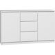 3. Kommode mit 2 Türen und 3 Schubladen, weiß