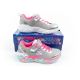 10. Skechers S Lights LED Kinderschuhe mit Klettverschluss für Mädchen, Grau