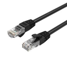 Orico PUG-C6 CAT6 1000 Mbit/s RJ45 Ethernet-Netzwerkkabel, rund, 1 m, Schwarz