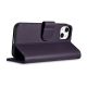 7. iCarer Wallet Case 2in1 Cover iPhone 14 Pro Anti-RFID Leder Flip Case Dunkellila (WMI14220726-DP)