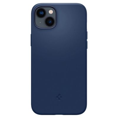 3. Spigen Silicone Fit Mag Hülle mit MagSafe für iPhone 14 Plus – blau