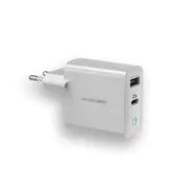 5. RealPower 352262 Universelles Handy-Ladegerät Weiß AC-Schnellladung Intern