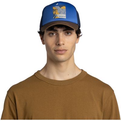 4. Buff Trucker Cap – arand blue, Größe M