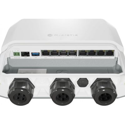 16. Mikrotik RB5009UPr+S+OUT Router 2,5-Gigabit-Ethernet, Gigabit-Ethernet Weiß