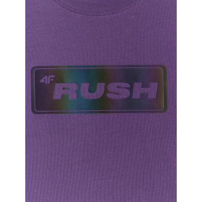 8. Herren-T-Shirt mit Aufdruck, regulär, Größe 4F 4FRSS26TTSHM3659-50S