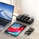 6. Tech-Protect PC6X6 Steckdosenleiste 6 Steckdosen 240V + 3xUSB-A + 3xUSB-C 200cm - Schwarz