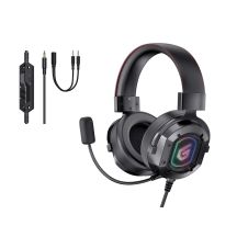 Conceptronic ATHAN03B Kabelgebundener Gaming-Kopfhörer mit Bügel, Schwarz