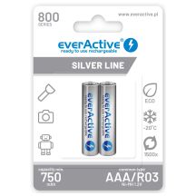EVERACTIVE AAA-Batterien 800 mAh - 2 Stück EVHRL03-800