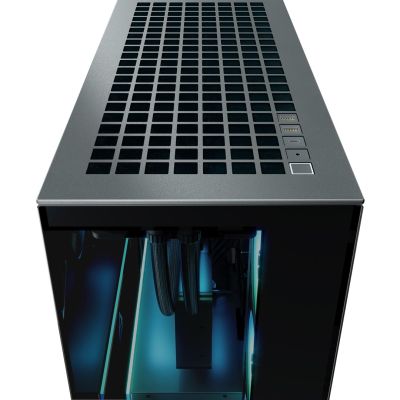 14. Arctic Xtender Schwarz Gehäuse mit Fenster und GPU-Halterung