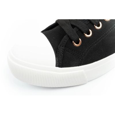 6. Lee Cooper Damen Sportschuhe Stoff Sneakers stylisch Schwarz