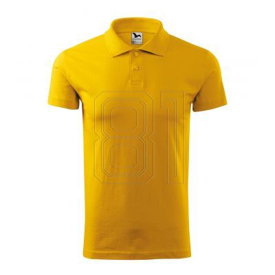 4. Malfini Single J. M MLI-20204 gelbes Poloshirt