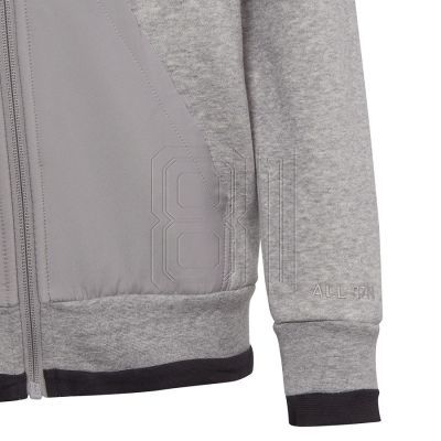 4. Adidas Fleece Full-Zip Hoody Jr IC5008