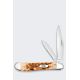 Case Peanut SS Amber Bone Taschenmesser