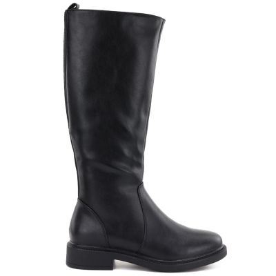 2. Damen-Lederstiefel, klassisch schwarz, Sergio Leone KZ-528-S
