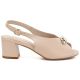 2. Beige Sergio Leone SK469 Damen-Sandalen mit hohem Absatz