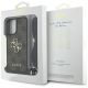 7. Guess 4G Big Logo Cord Stap Crossbody Case für iPhone 16 Plus Braun