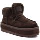 Wasserdichte Damen-Schneestiefel mit Plateau, braun, Big Star UU274214