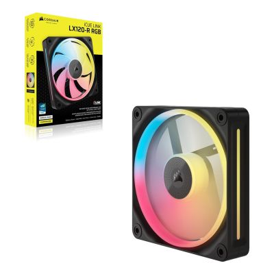 4. CORSAIR 120*120*25 LX120-R RGB iCUE Link Einzellüfter