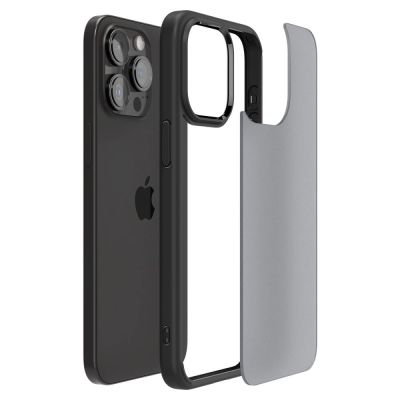 11. Spigen Ultra Hybrid-Hülle für iPhone 15 Pro – transparent und schwarz