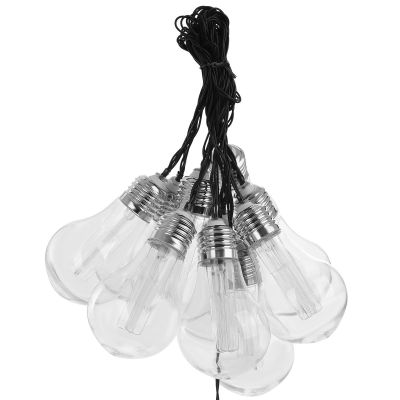 8. Solar-Girlandenlampe, Partybeleuchtung, 10 LEDs, 3,8 m