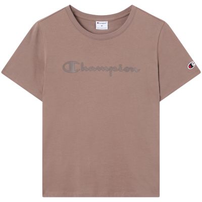 2. Champion Damen Kurzarm-T-Shirt Dunkelbeige 119125 MS513